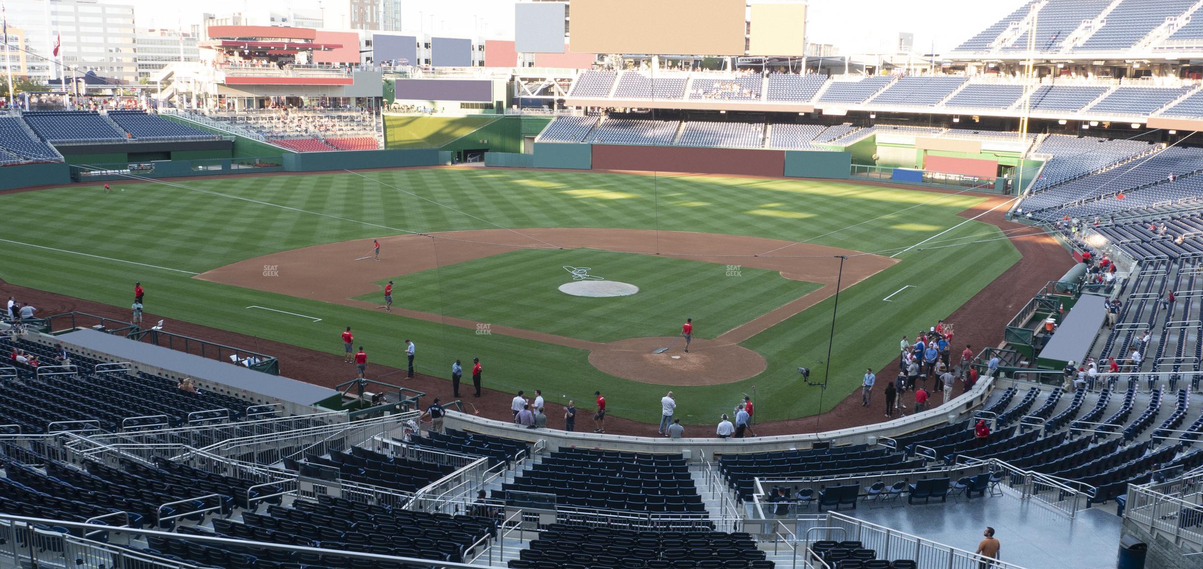 Seating view for Nationals Park Section Fis Champions Club 212