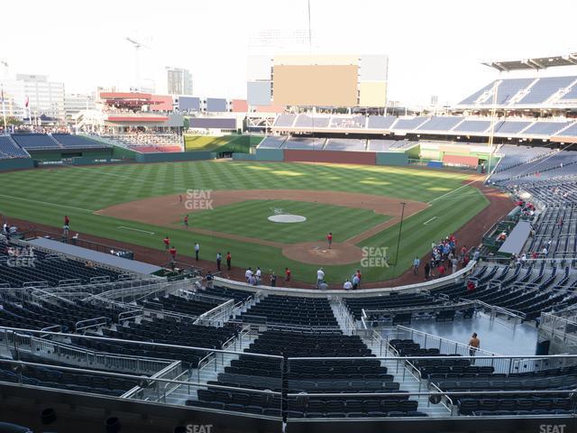 Seating view for Nationals Park Section Fis Champions Club 212