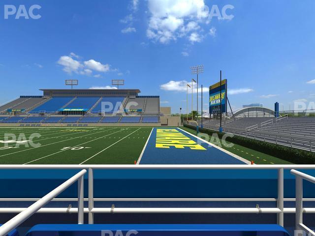 Seating view for Delaware Stadium Section East Box 51