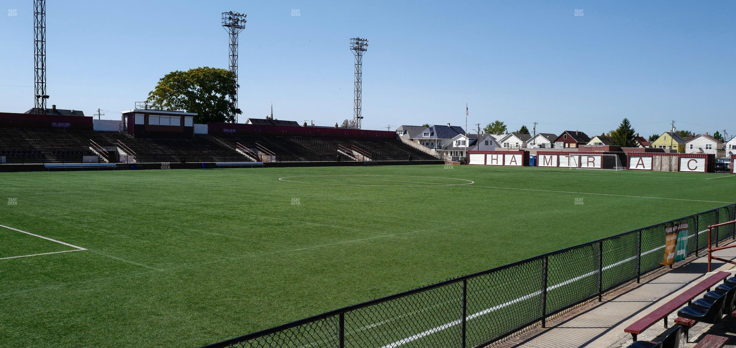 Seating view for Keyworth Stadium Section Railyard Club 3