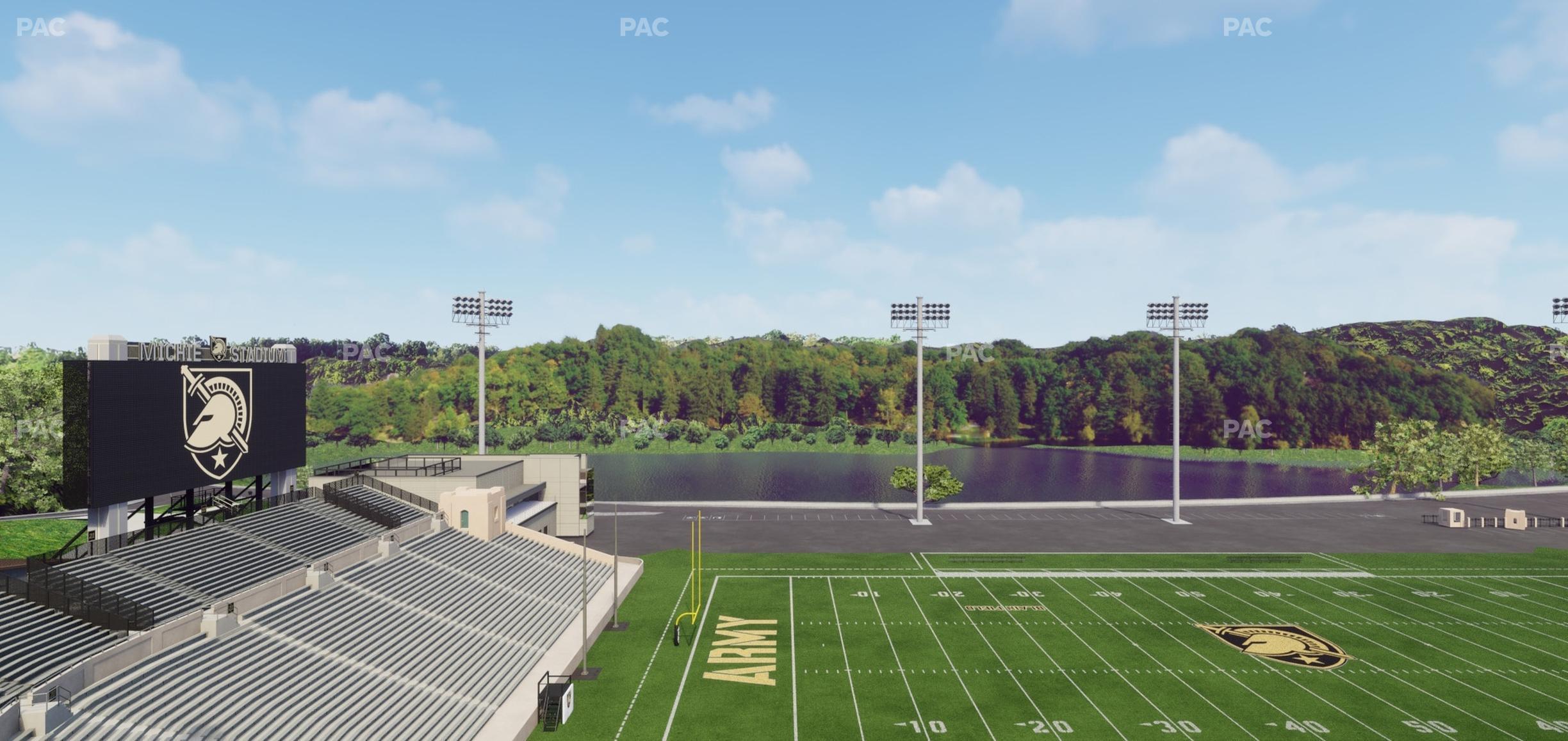 Seating view for Michie Stadium Section U 16