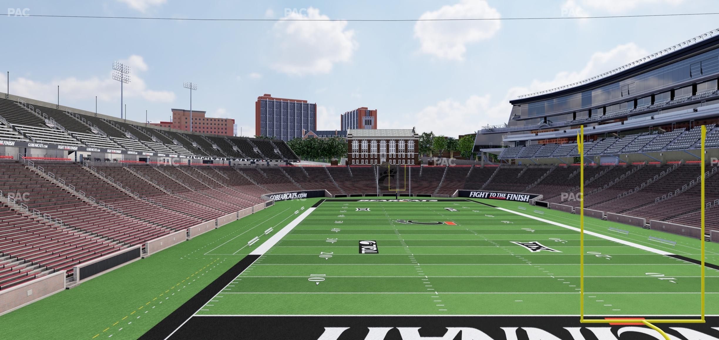 Seating view for Nippert Stadium Section 134