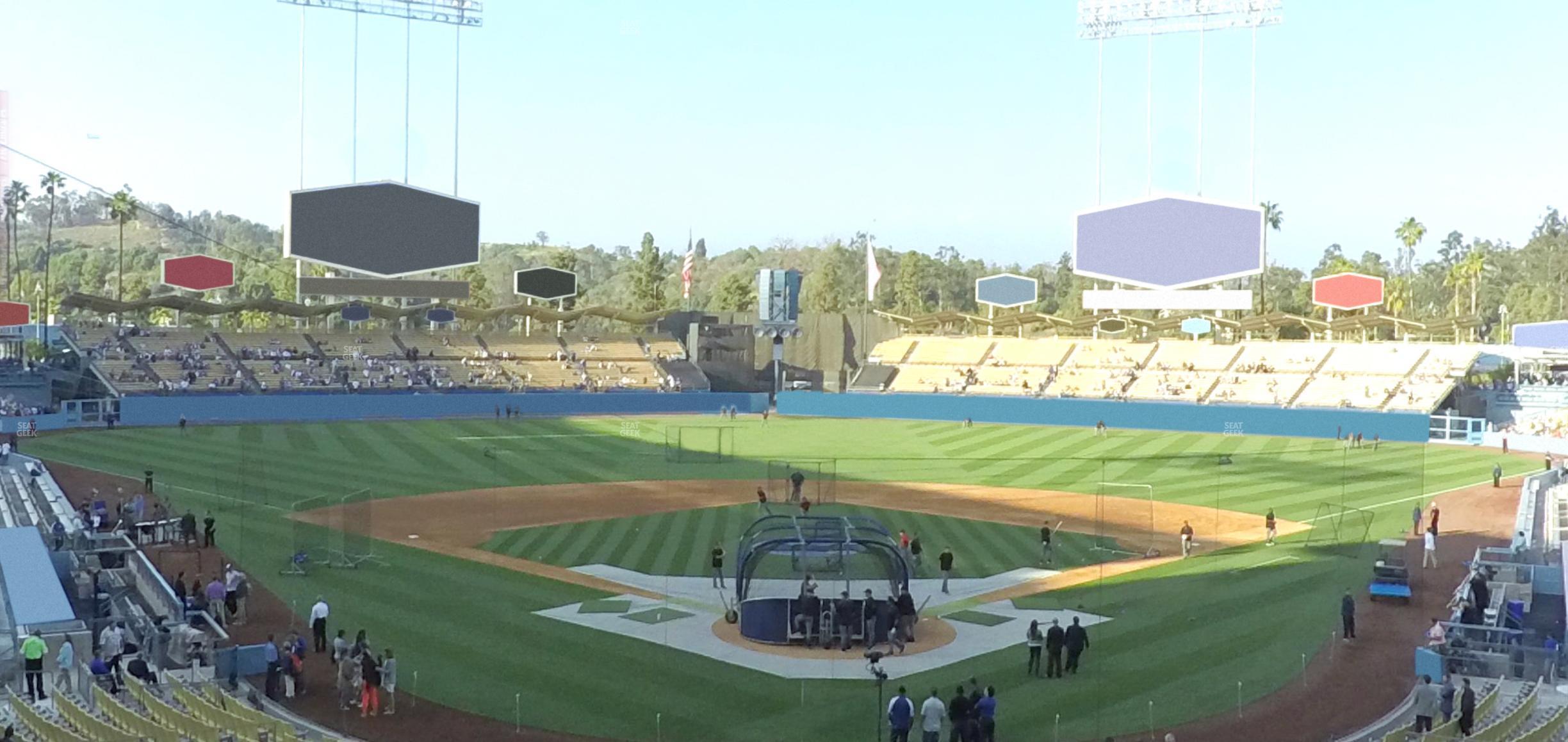 Seating view for Dodger Stadium Section 101 Lg