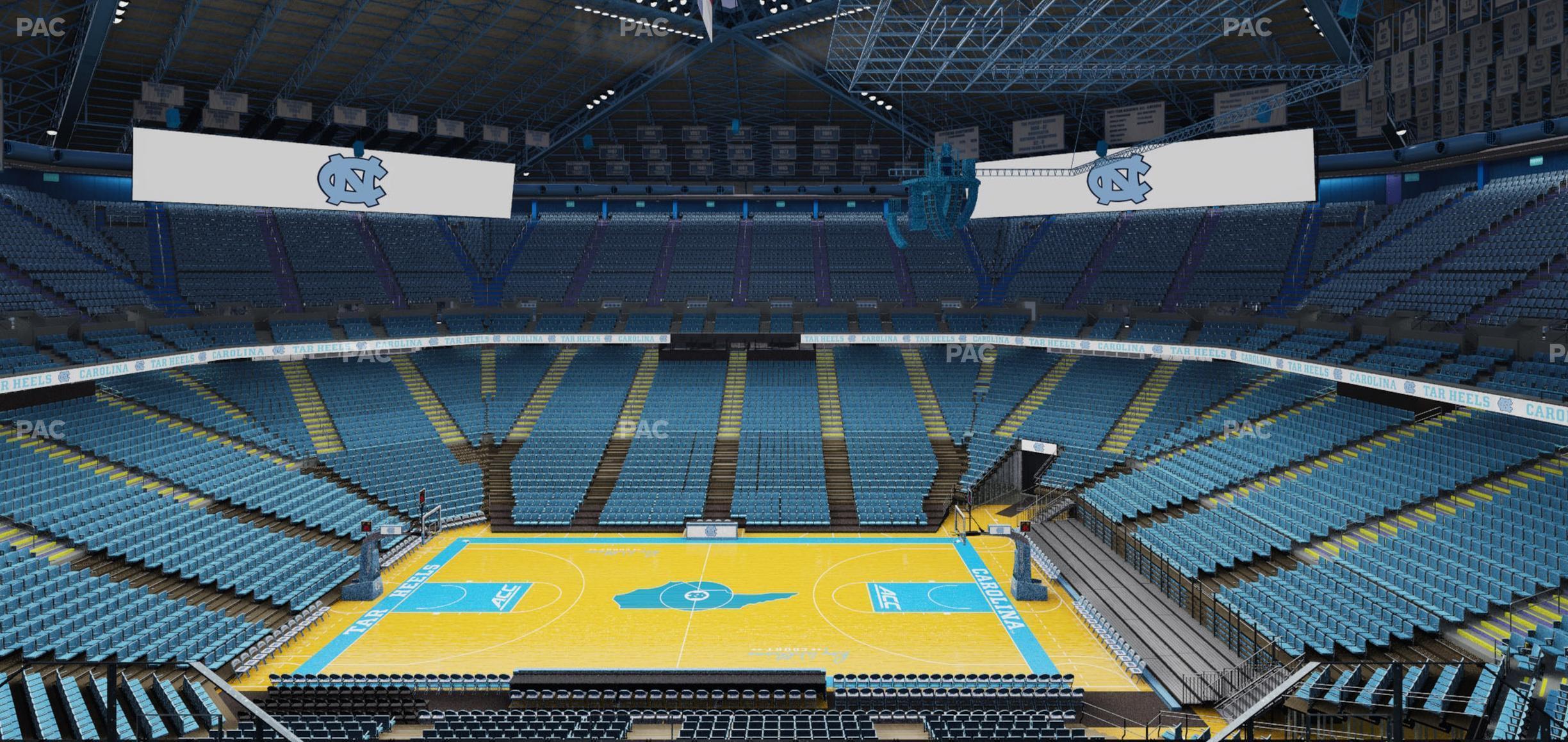 Seating view for Dean Smith Center Section 209