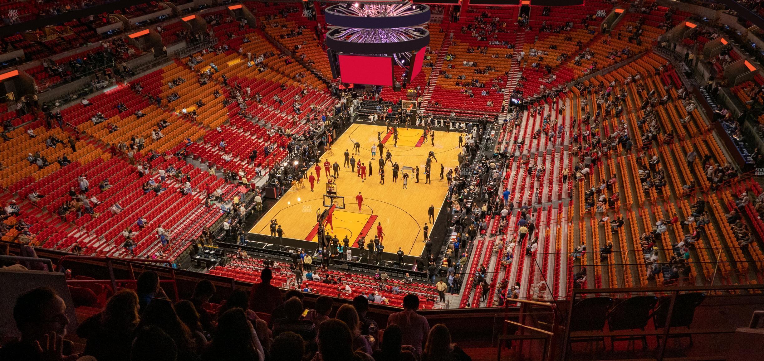 Seating view for Kaseya Center Section 414