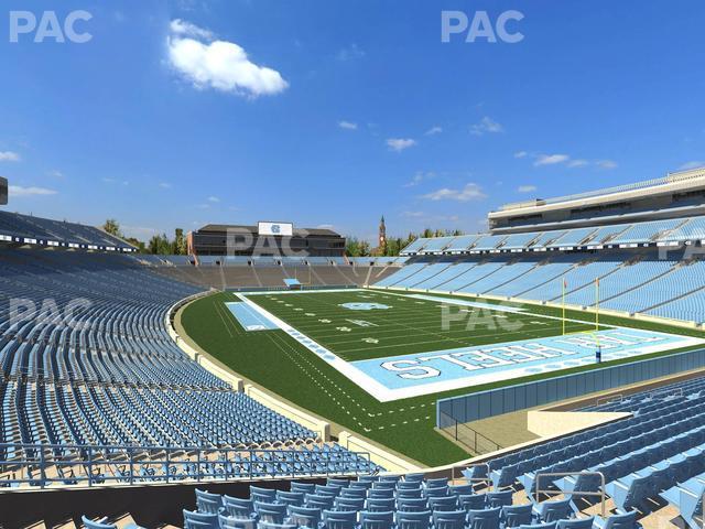 Seating view for Kenan Memorial Stadium Section 132