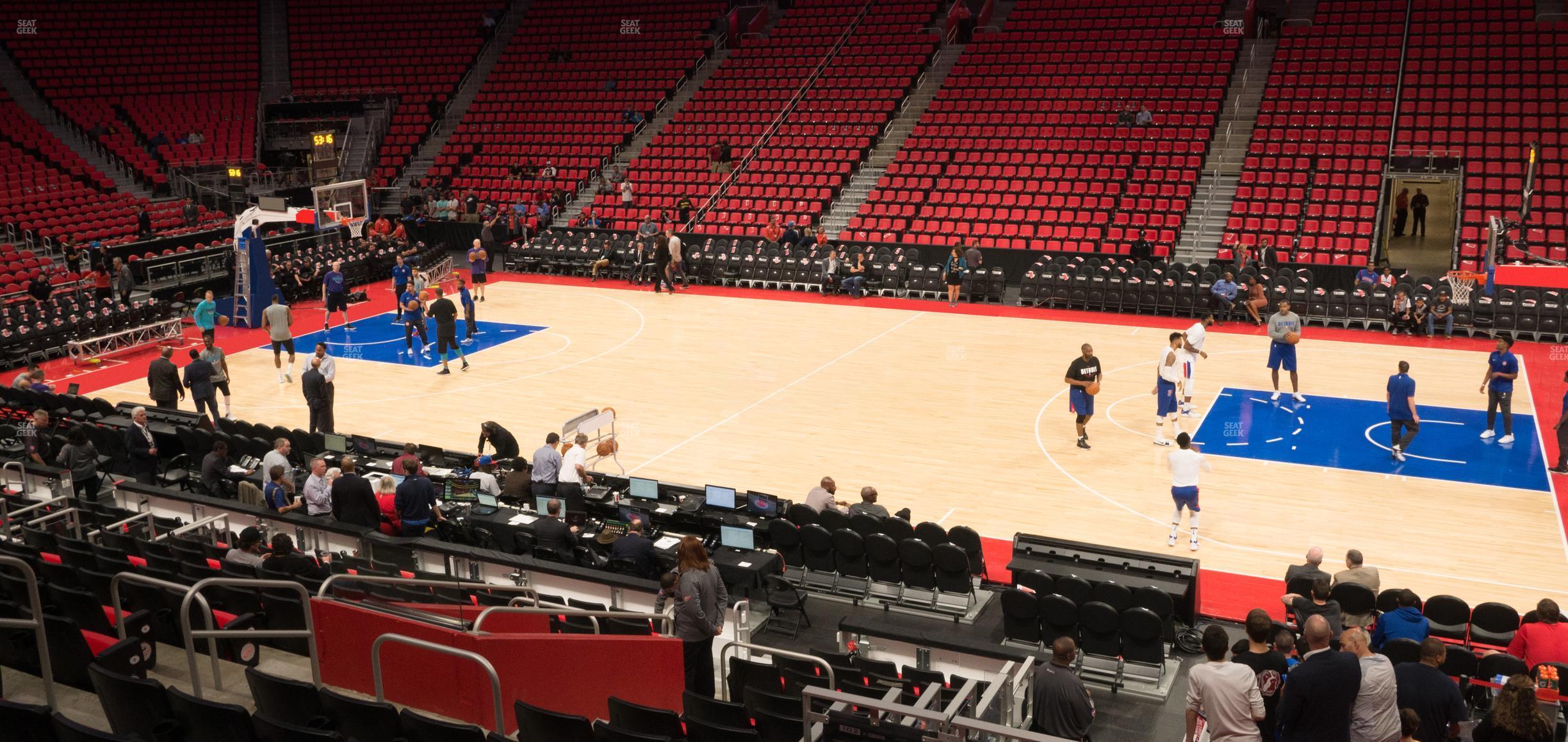 Seating view for Little Caesars Arena Section 121