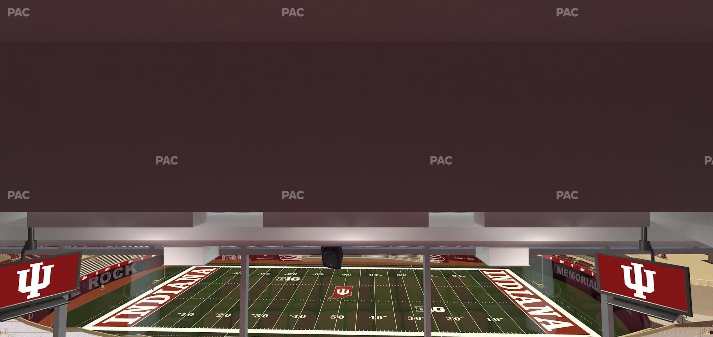 Seating view for Memorial Stadium - Indiana Section Club 403