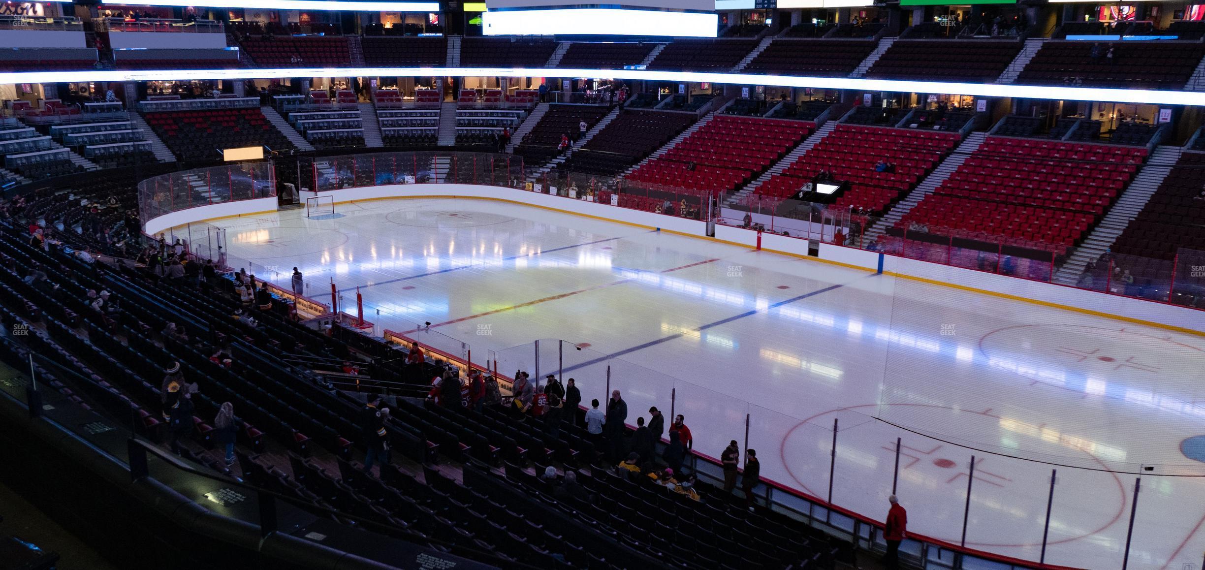 Seating view for Canadian Tire Centre Section 205