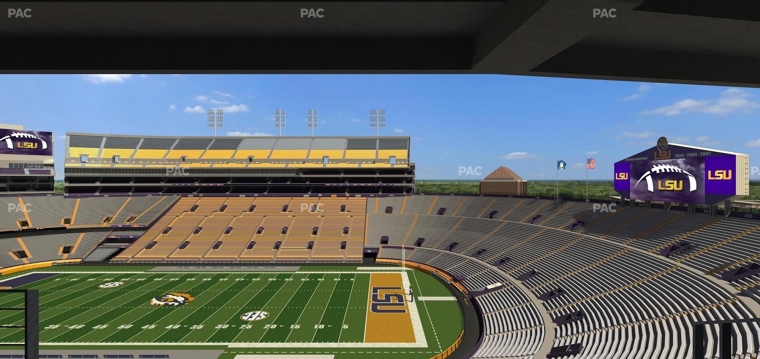 Seating view for Tiger Stadium Section Suite 203