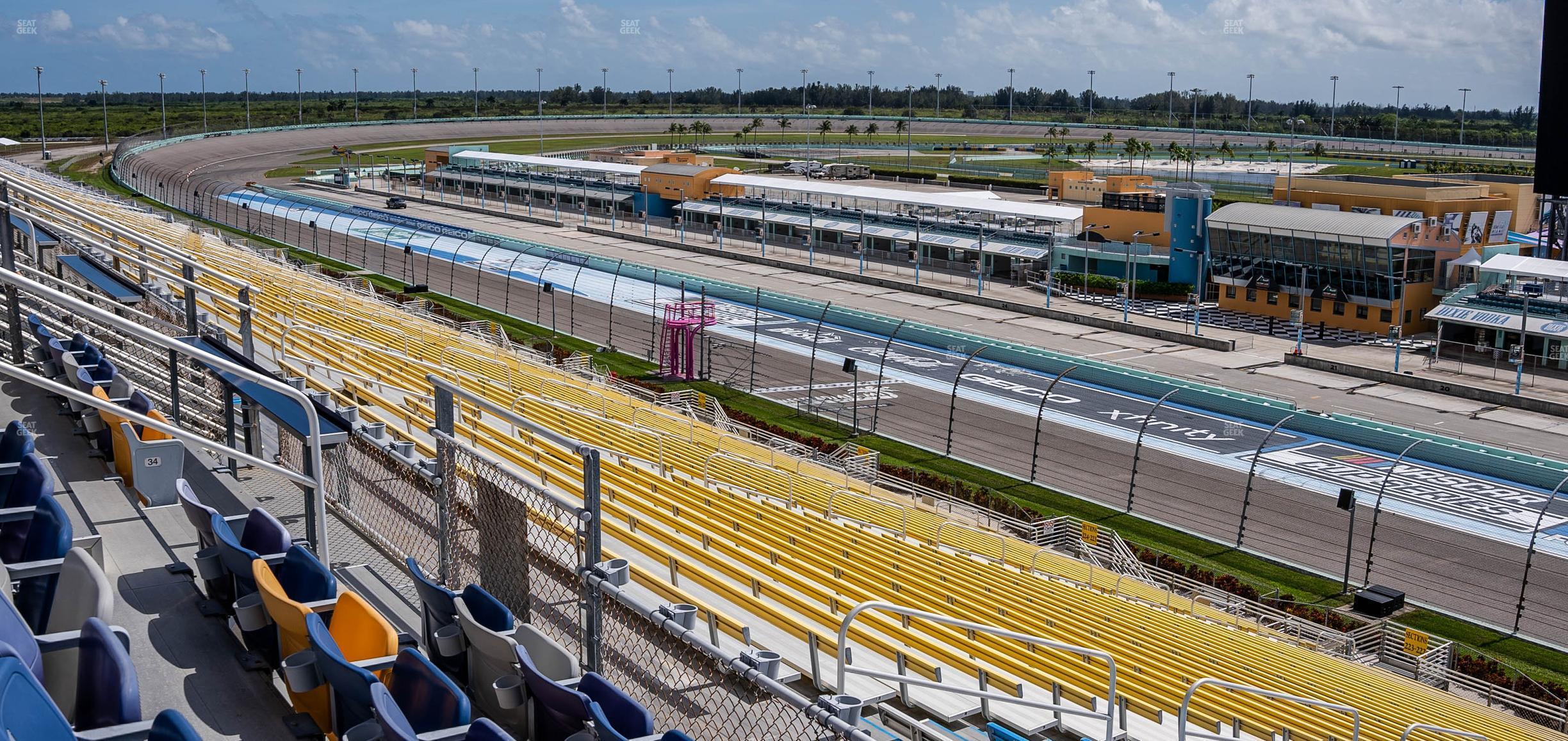 Seating view for Homestead-Miami Speedway Section Speedway Club 321