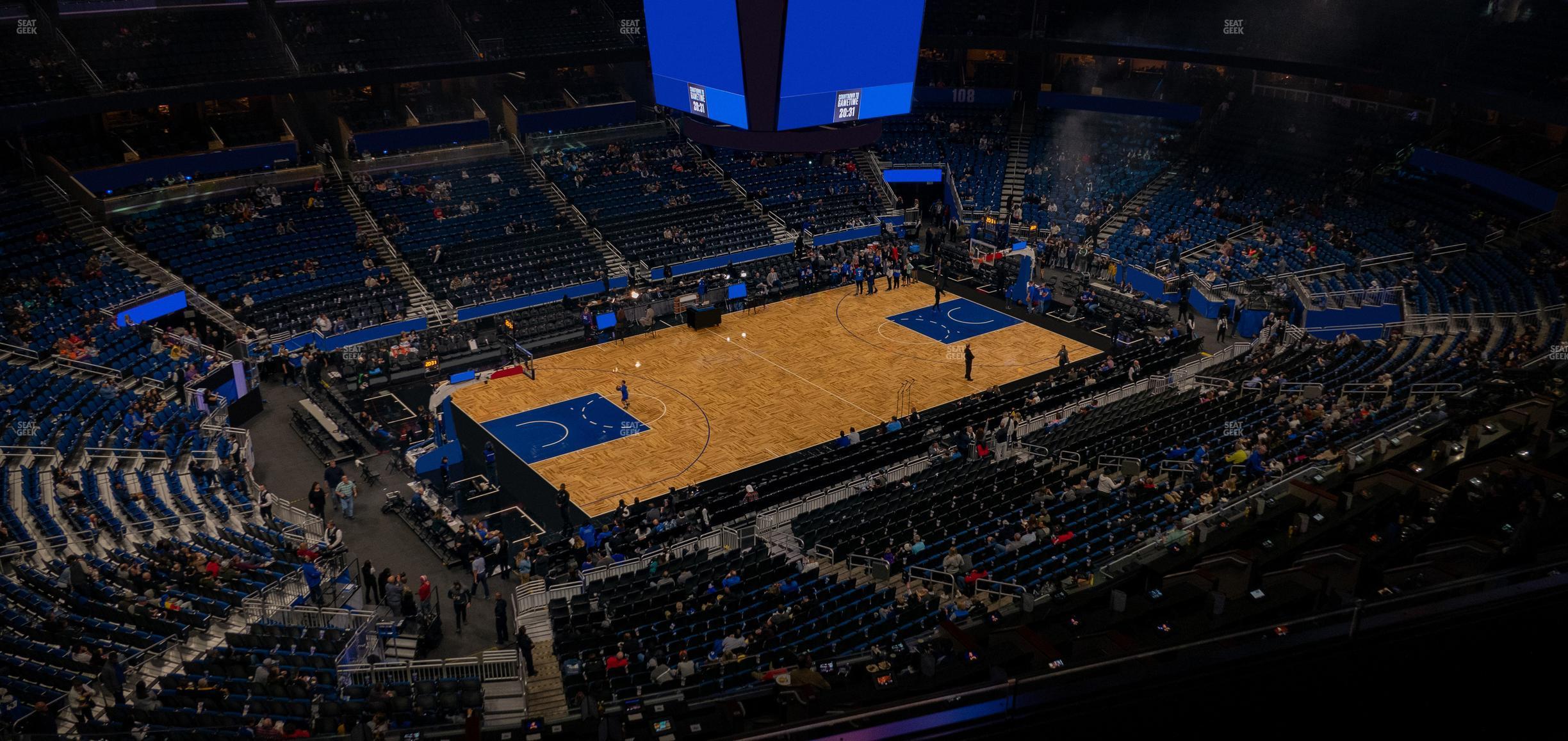 Seating view for Kia Center Section 228