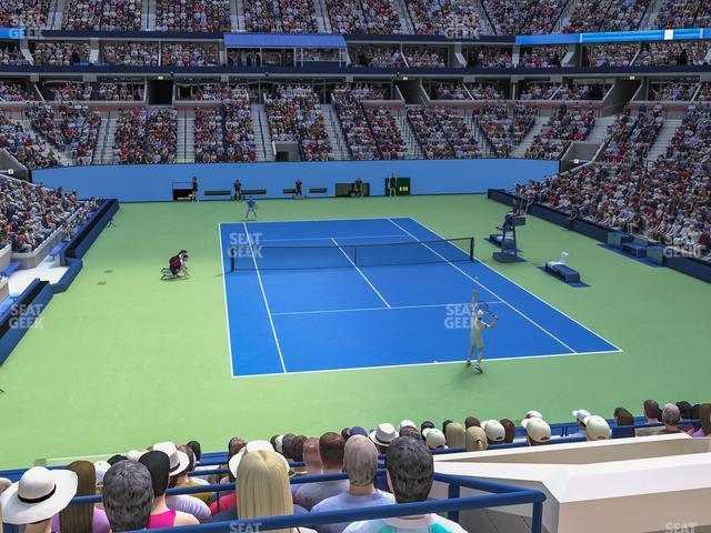 Seating view for Arthur Ashe Stadium Section Suite 121