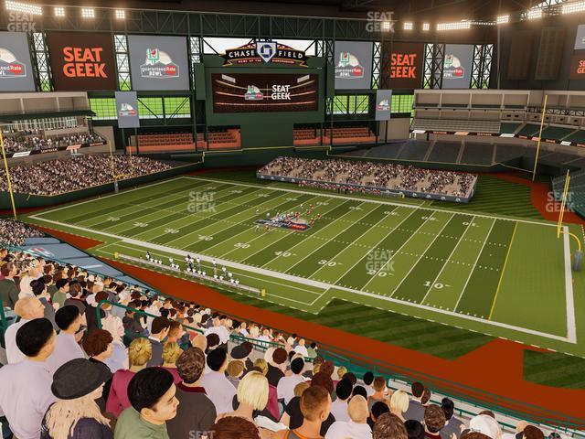 Seating view for Chase Field Section 320