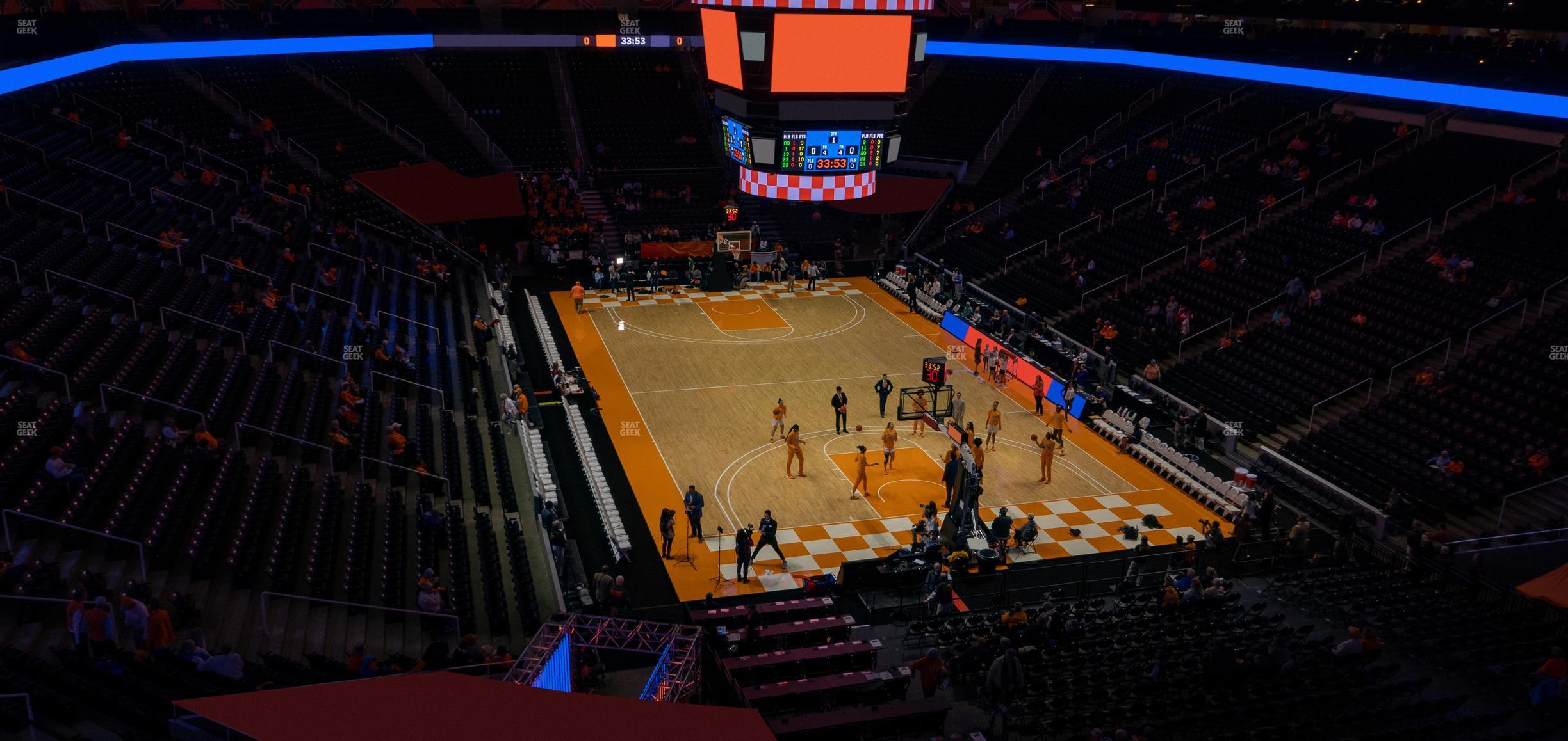 Seating view for Thompson-Boling Arena at Food City Center Section 314