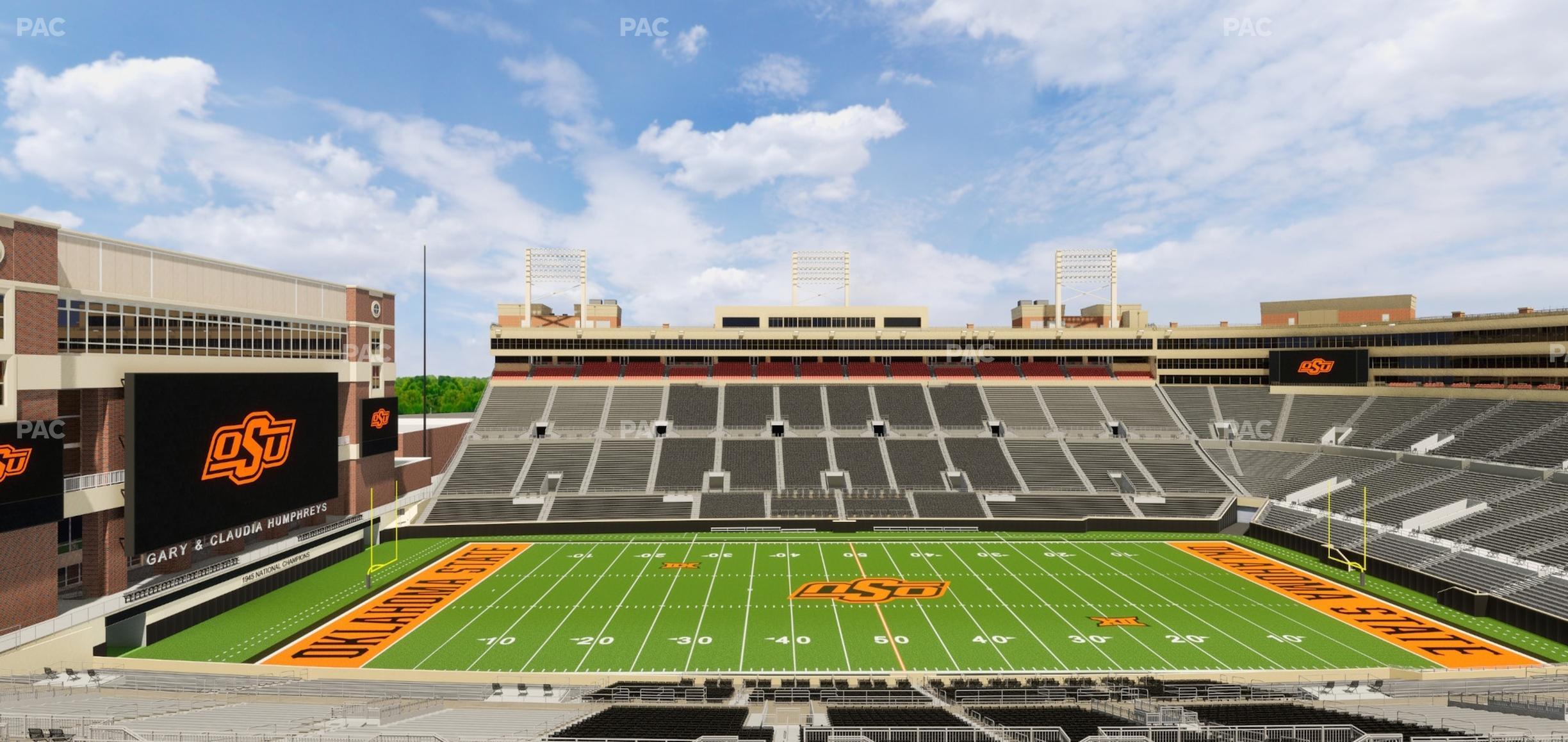 Seating view for Boone Pickens Stadium Section Club 559