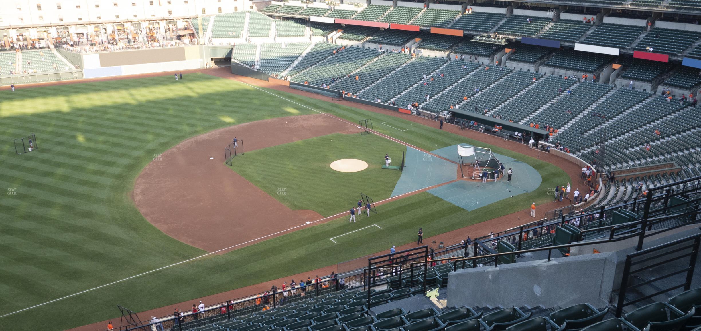 Seating view for Oriole Park at Camden Yards Section 356