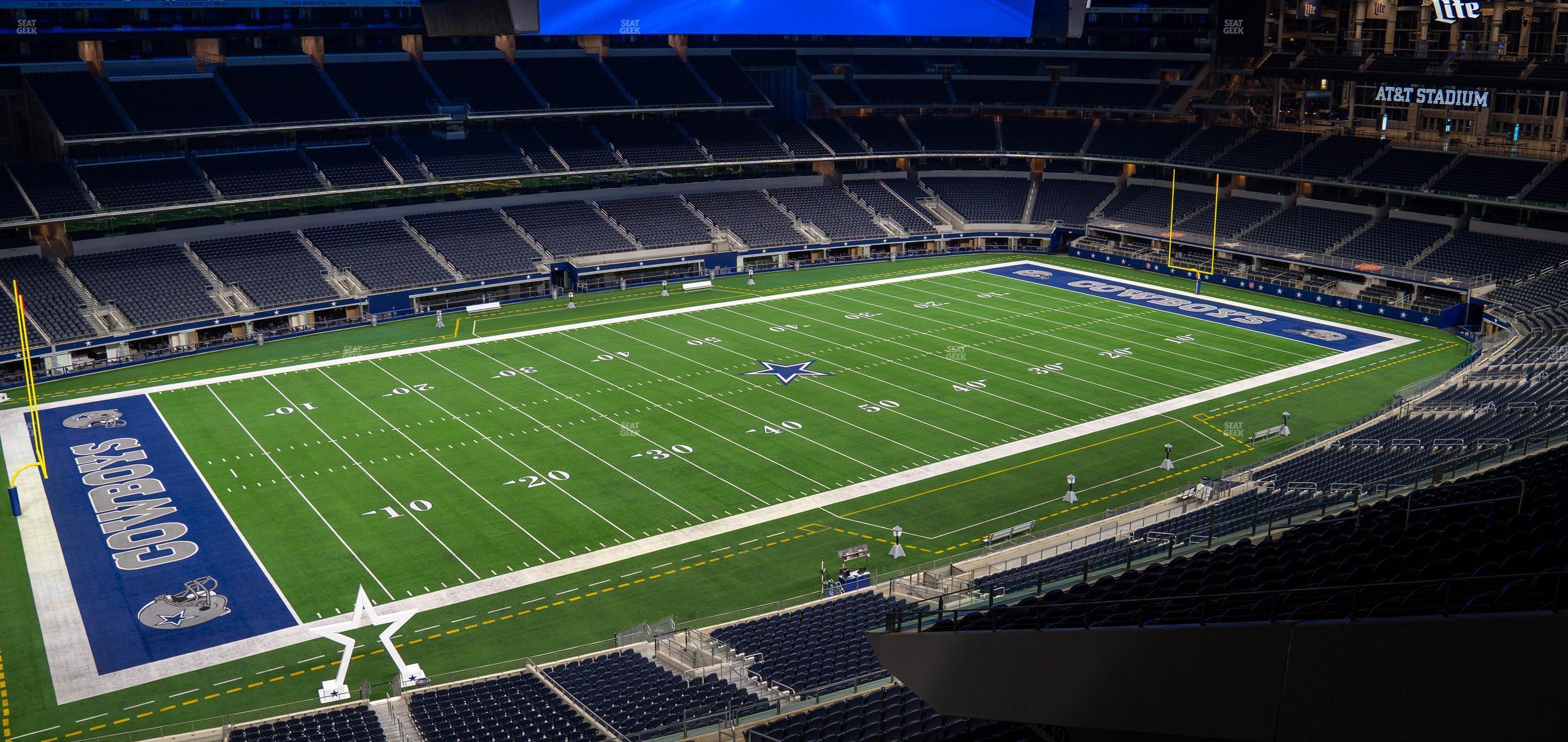 Seating view for AT&T Stadium Section Silver Suite 409