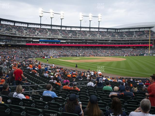 Seating view for Comerica Park Section 115