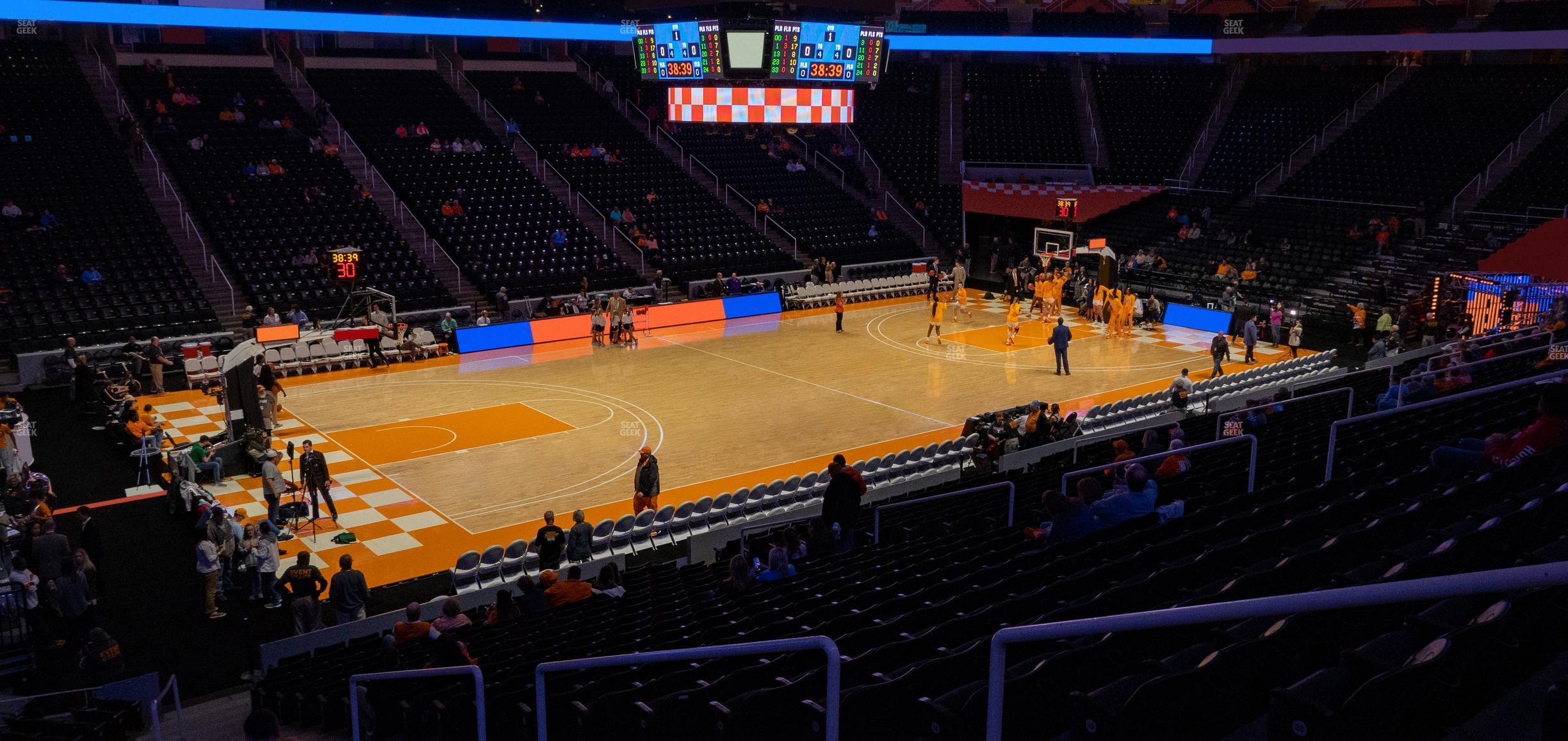 Seating view for Thompson-Boling Arena at Food City Center Section 124