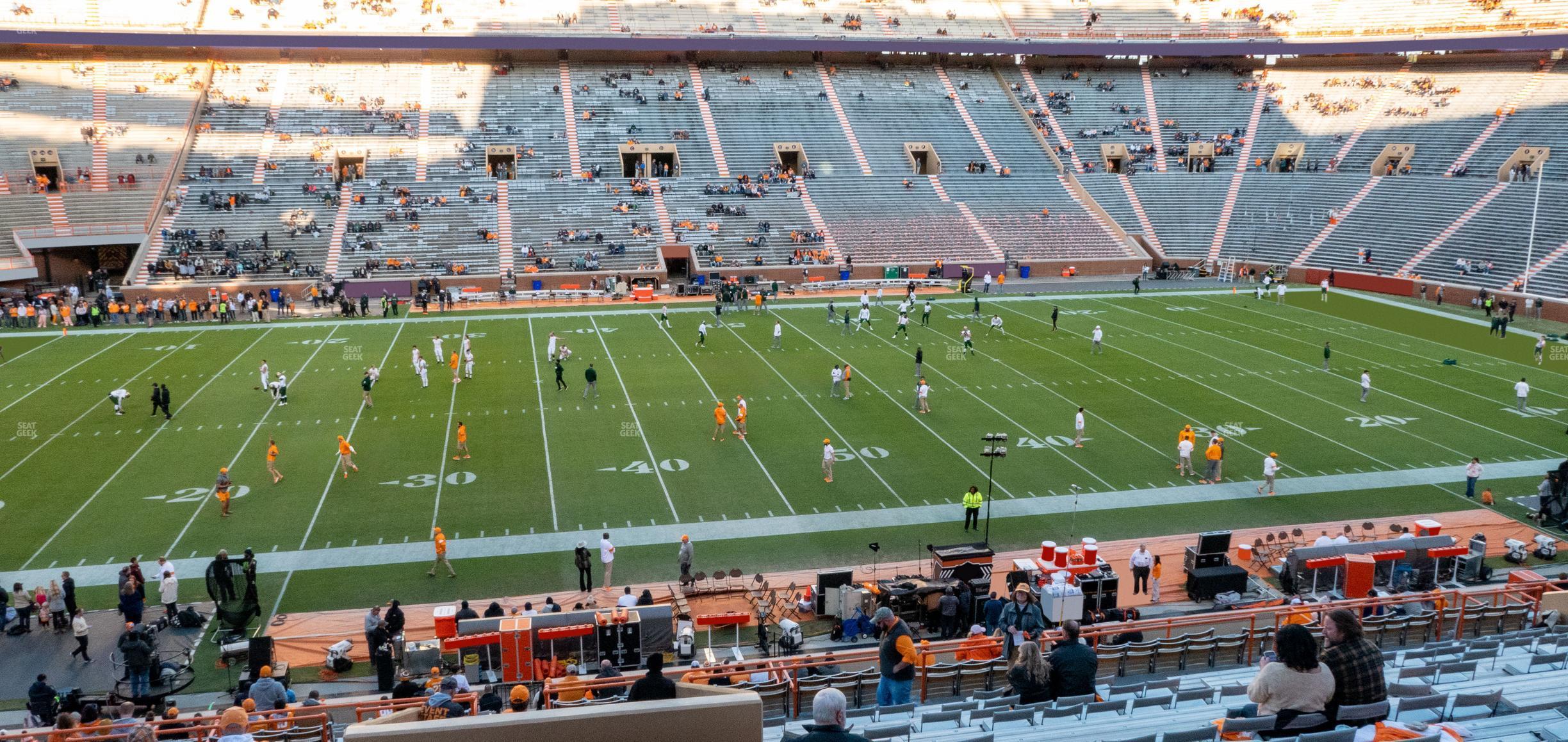 Seating view for Neyland Stadium Section V