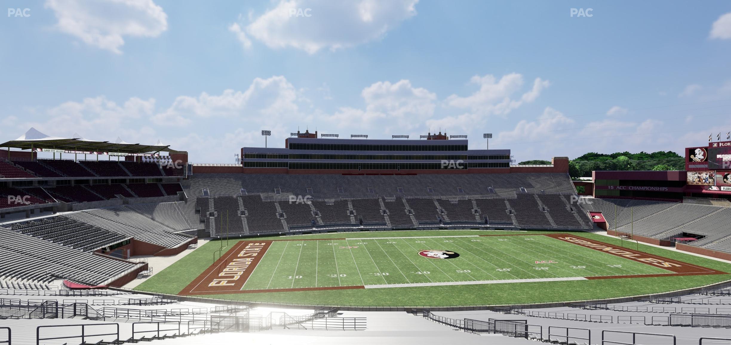 Seating view for Doak Campbell Stadium Section 12