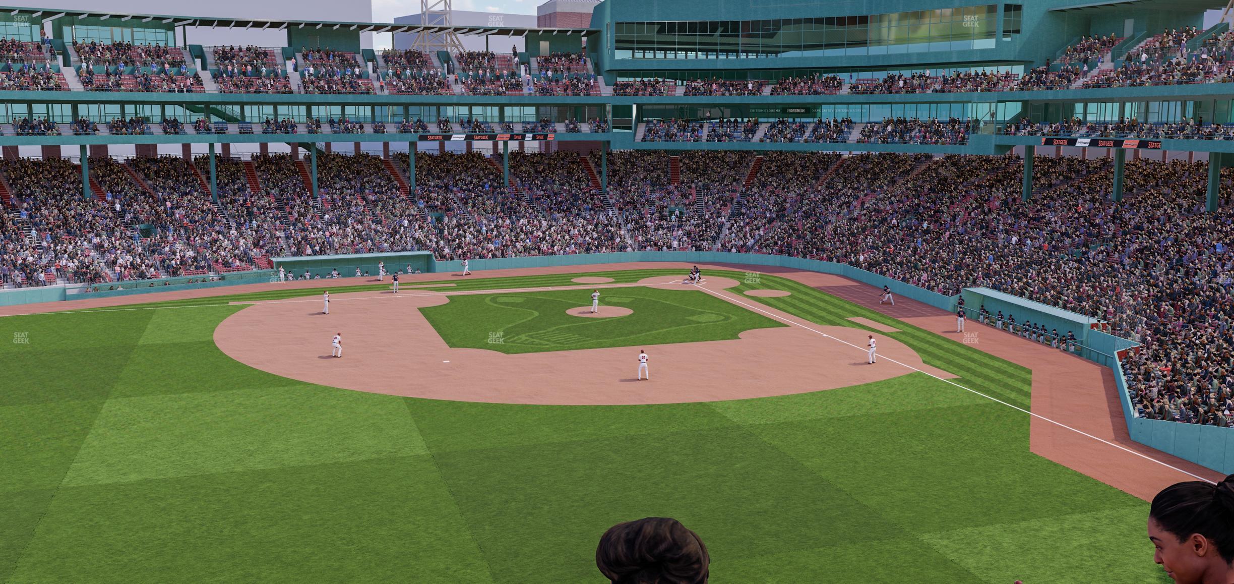 Seating view for Fenway Park Section Green Monster 6