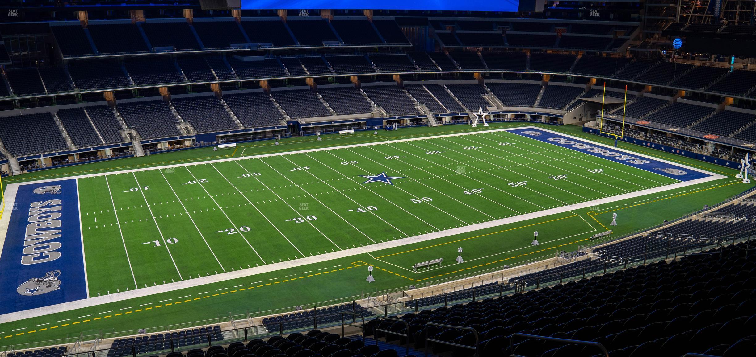 Seating view for AT&T Stadium Section Silver Suite 451