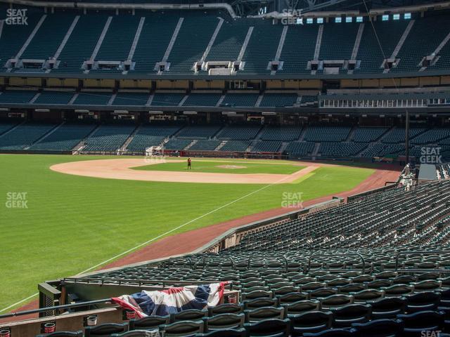 Seating view for Chase Field Section 136