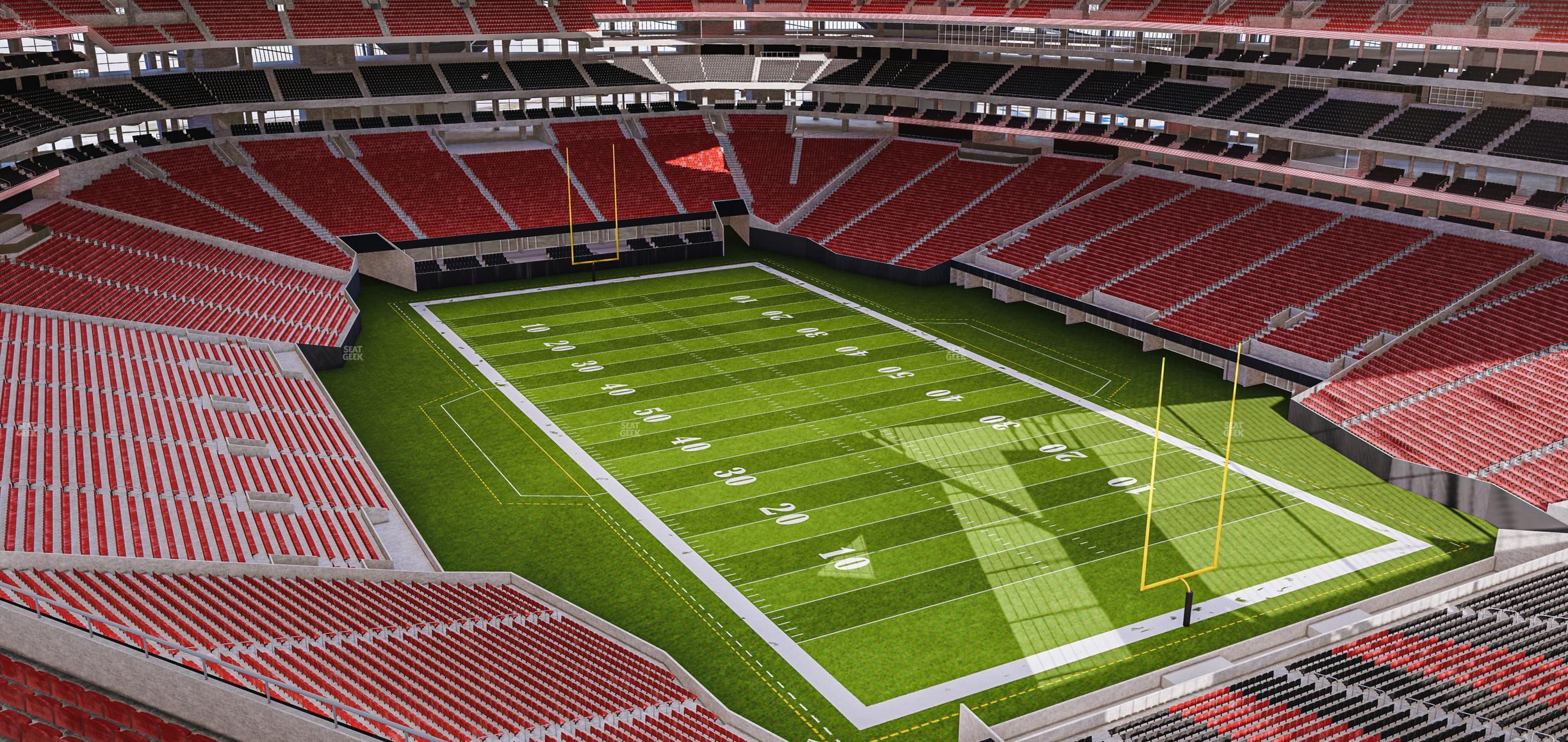 Seating view for Mercedes-Benz Stadium Section 302