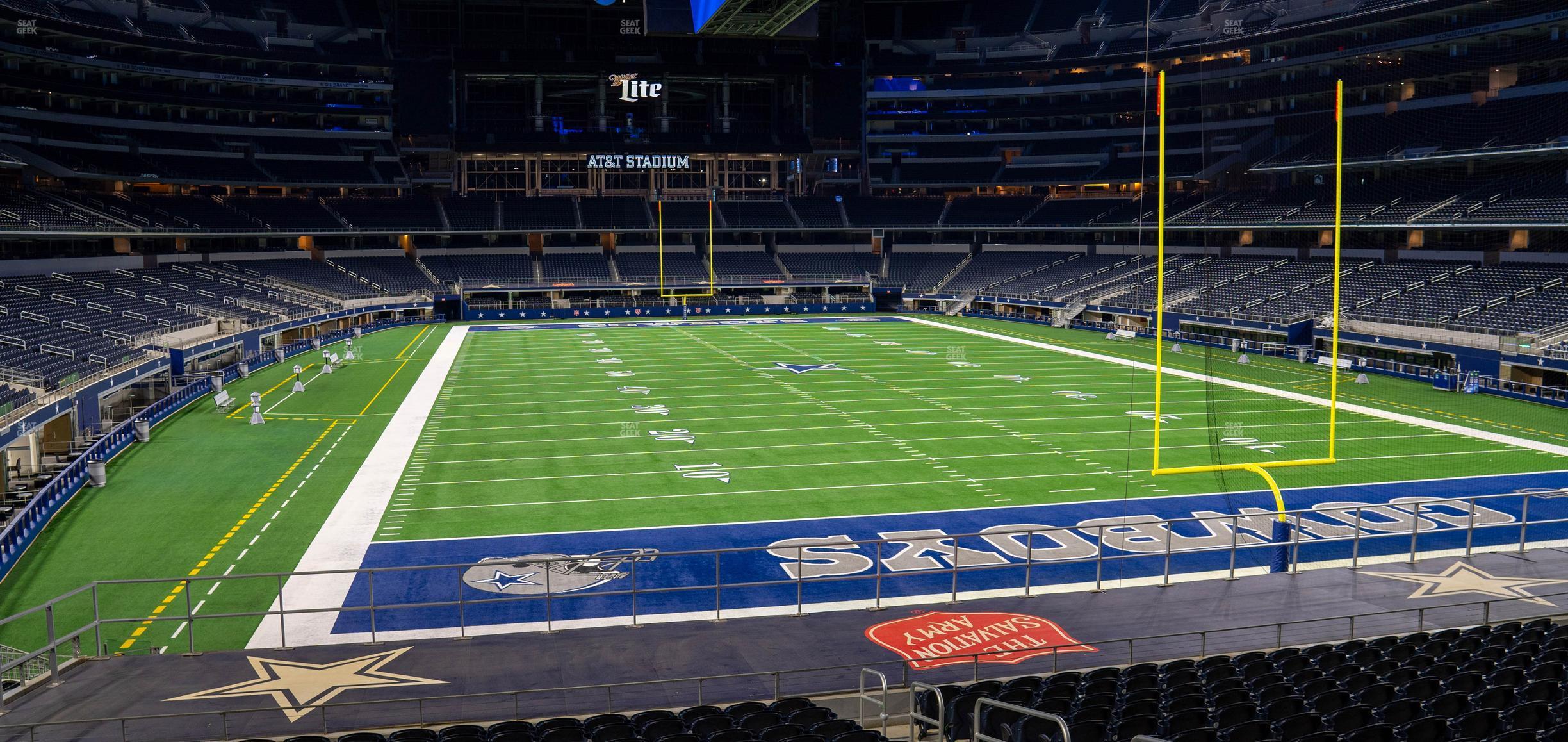 Seating view for AT&T Stadium Section Hall Of Fame Suite 221