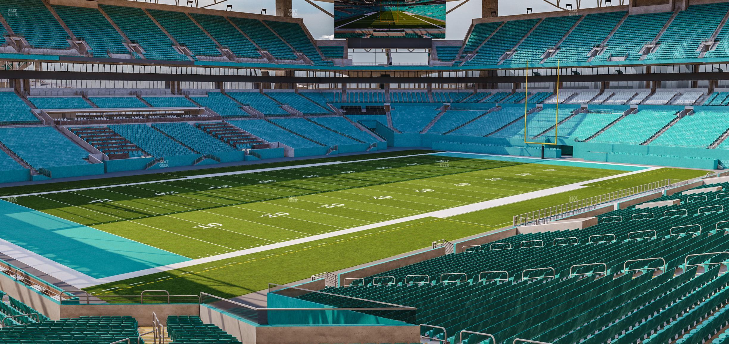 Seating view for Hard Rock Stadium Section 225