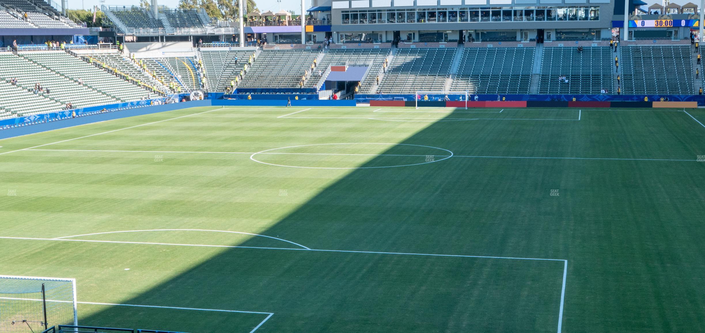 Seating view for Dignity Health Sports Park Section 120