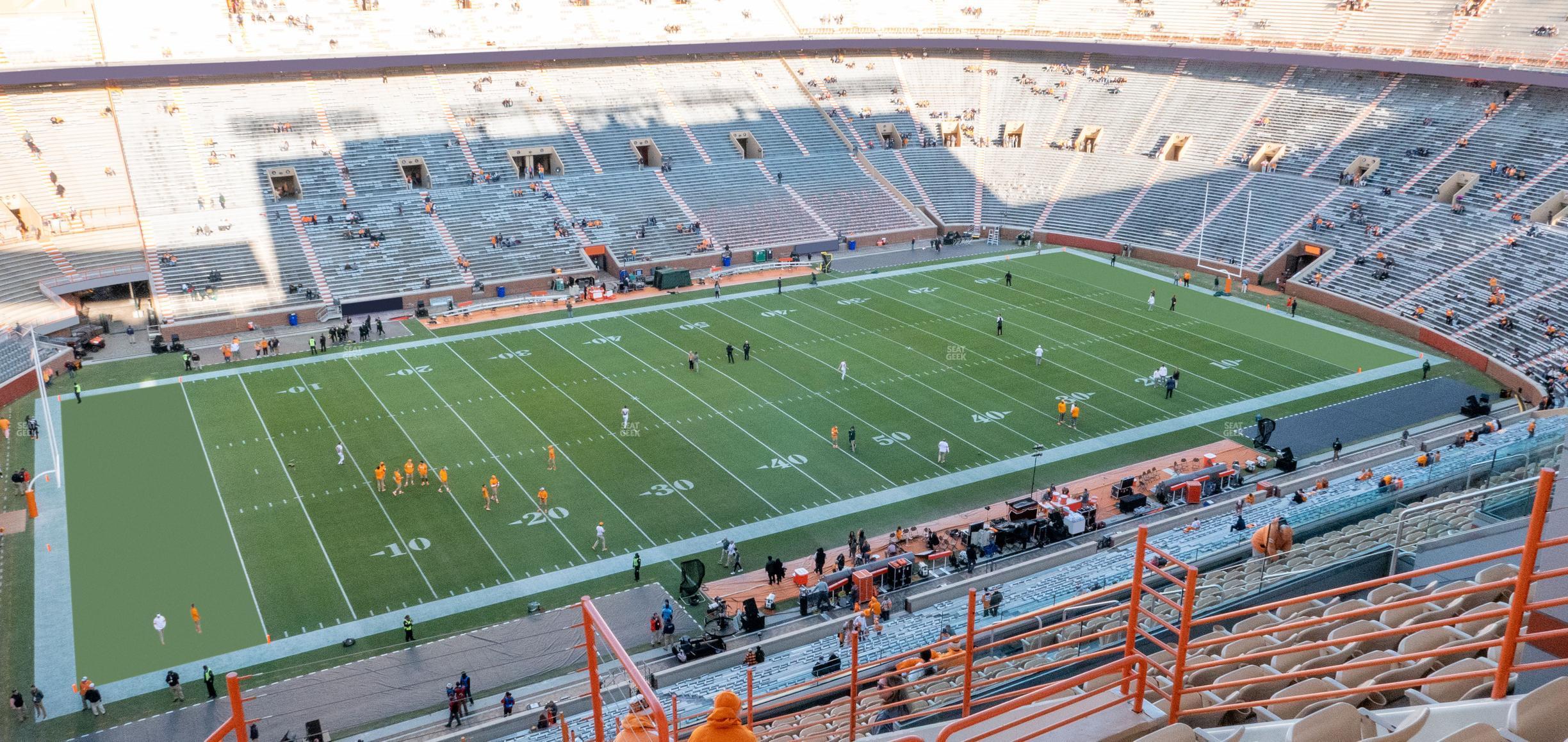 Seating view for Neyland Stadium Section Xx 1