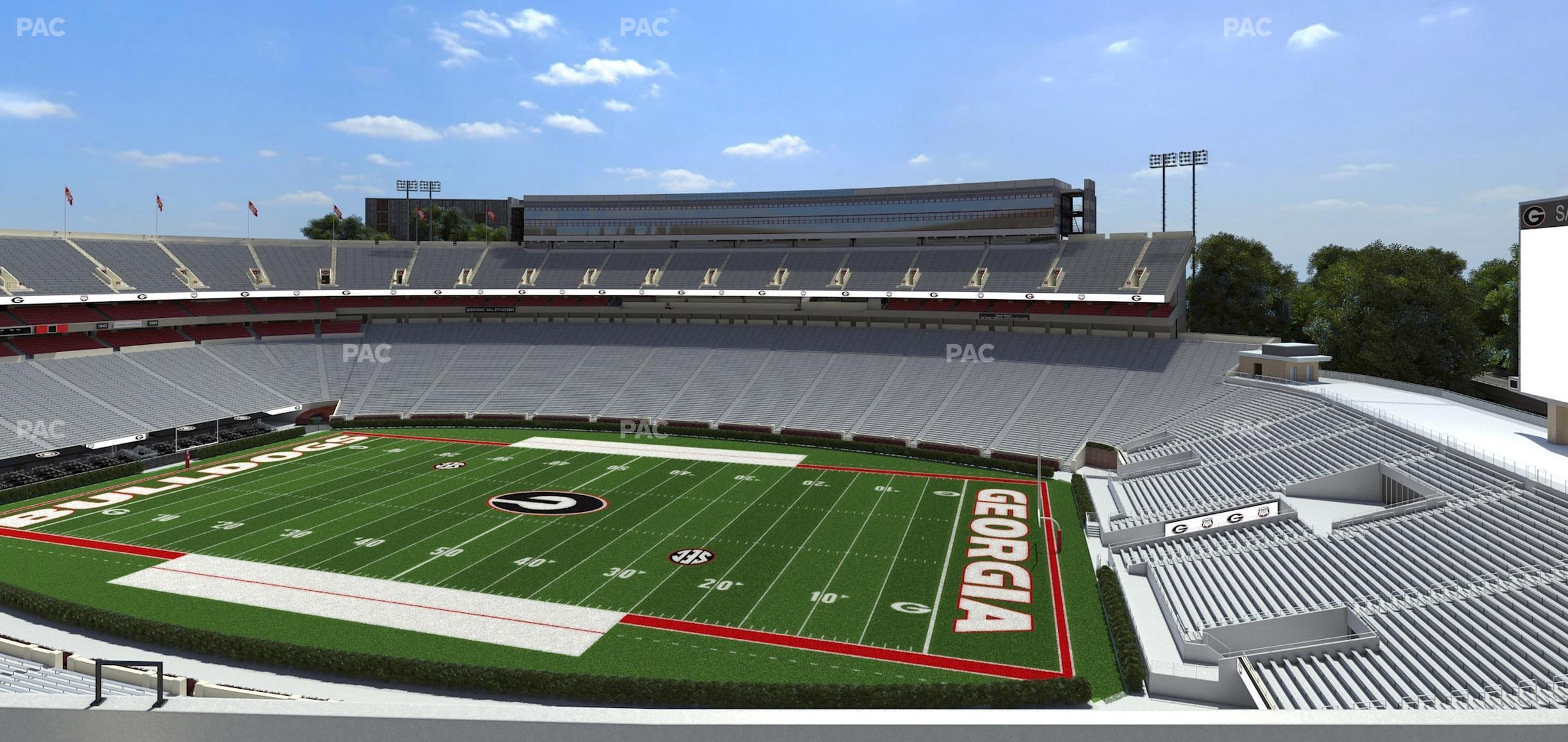 Seating view for Sanford Stadium Section 303