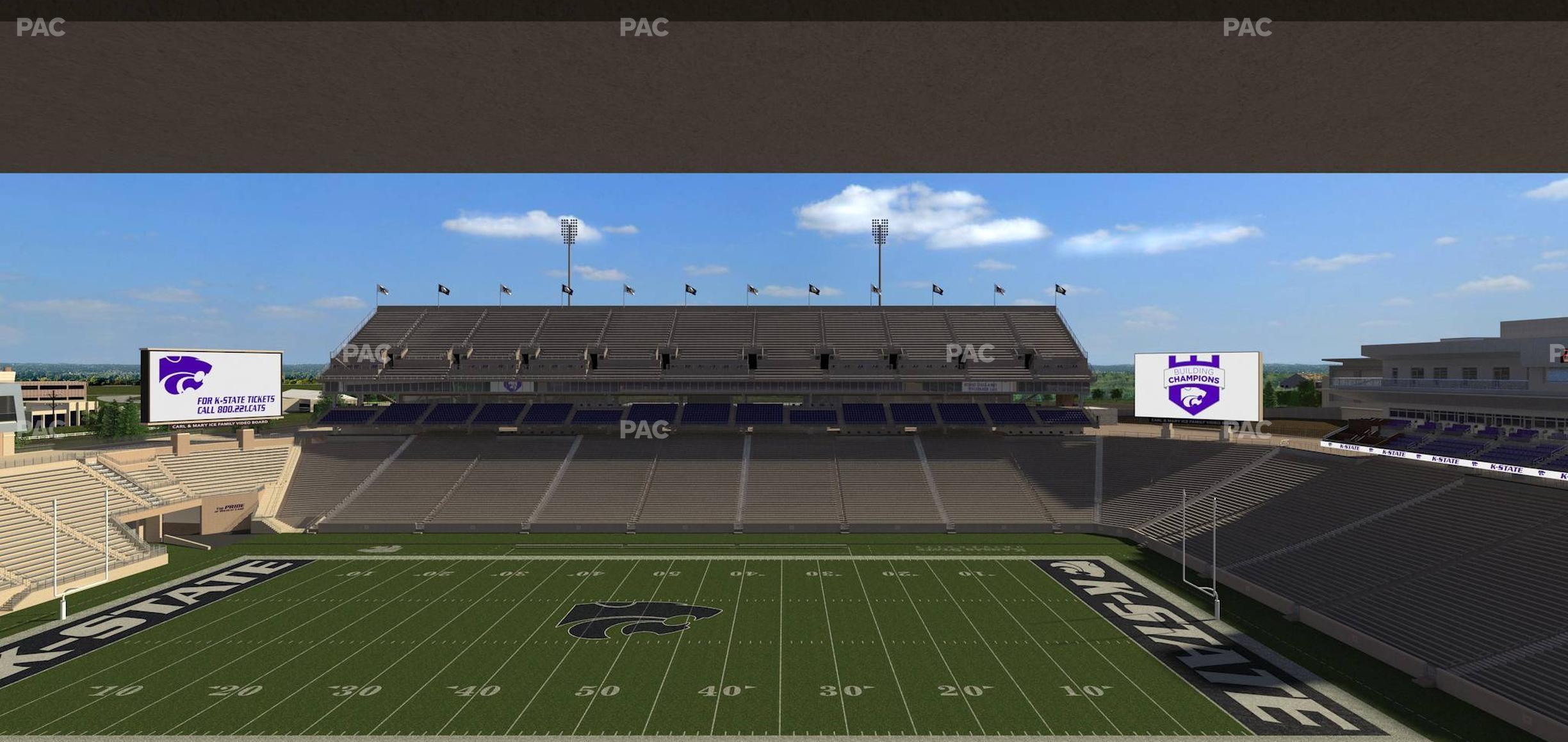 Seating view for Bill Snyder Family Stadium Section Loge 322