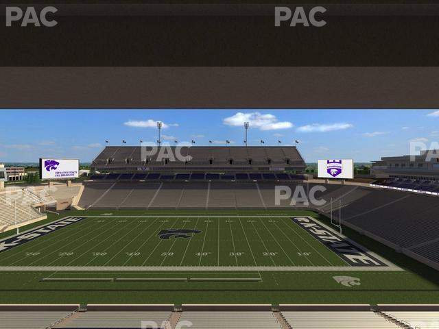 Seating view for Bill Snyder Family Stadium Section Loge 322