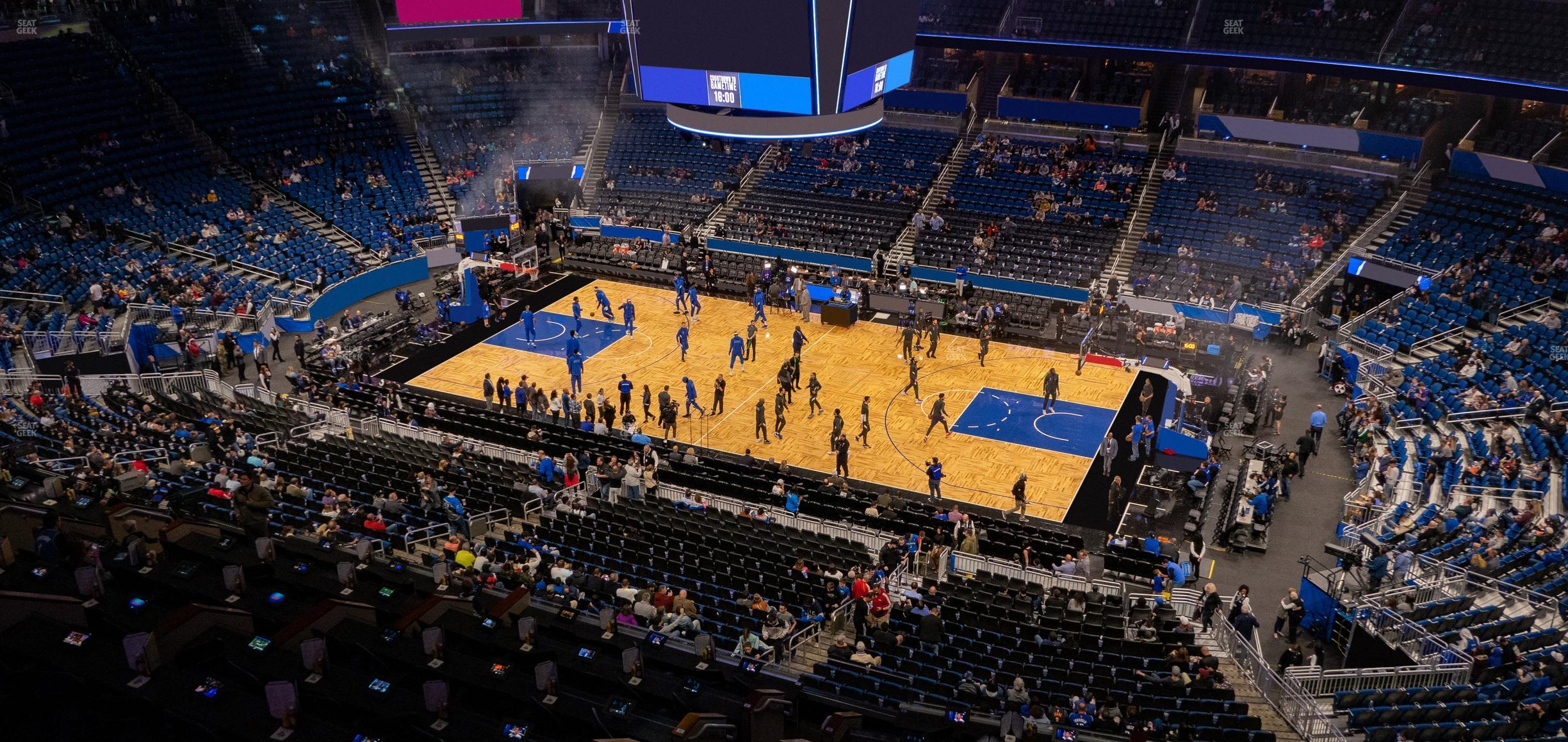 Seating view for Kia Center Section 223