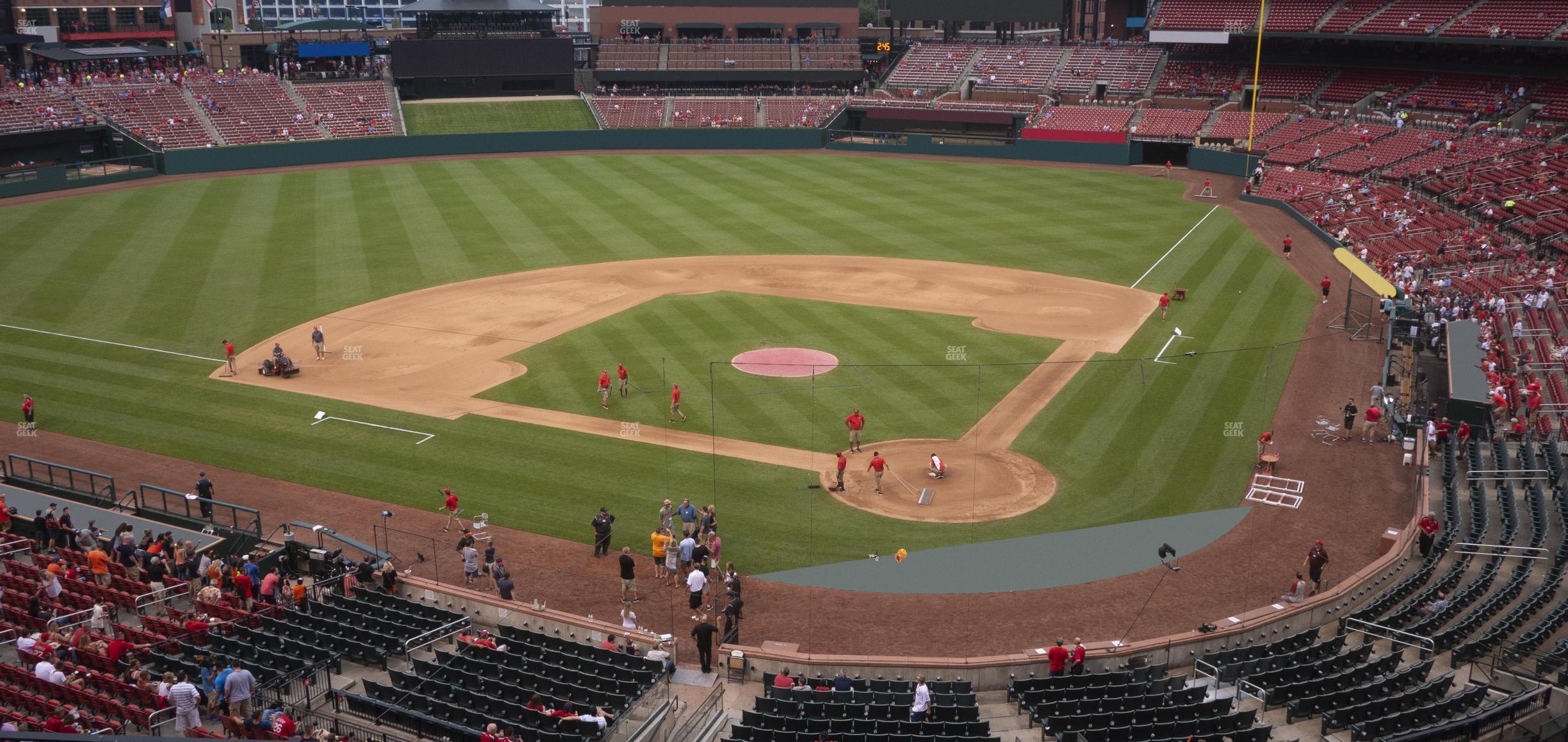 Seating view for Busch Stadium Section Home Redbird Club 252