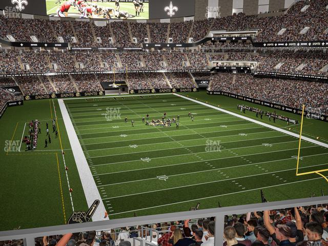 Seating view for Caesars Superdome Section Suite 305