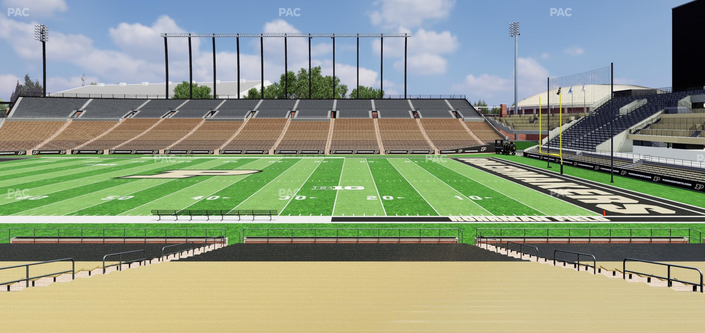 Seating view for Ross Ade Stadium Section 127