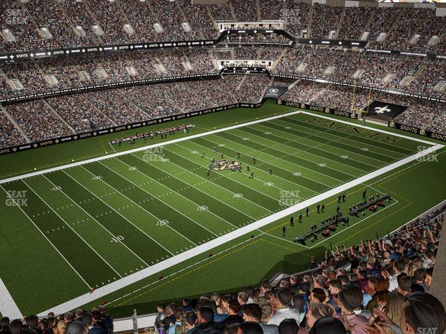 Seating view for Caesars Superdome Section 645