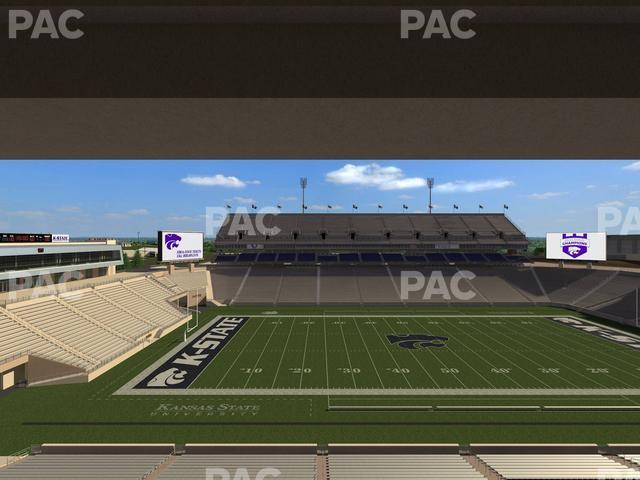 Seating view for Bill Snyder Family Stadium Section Loge 311