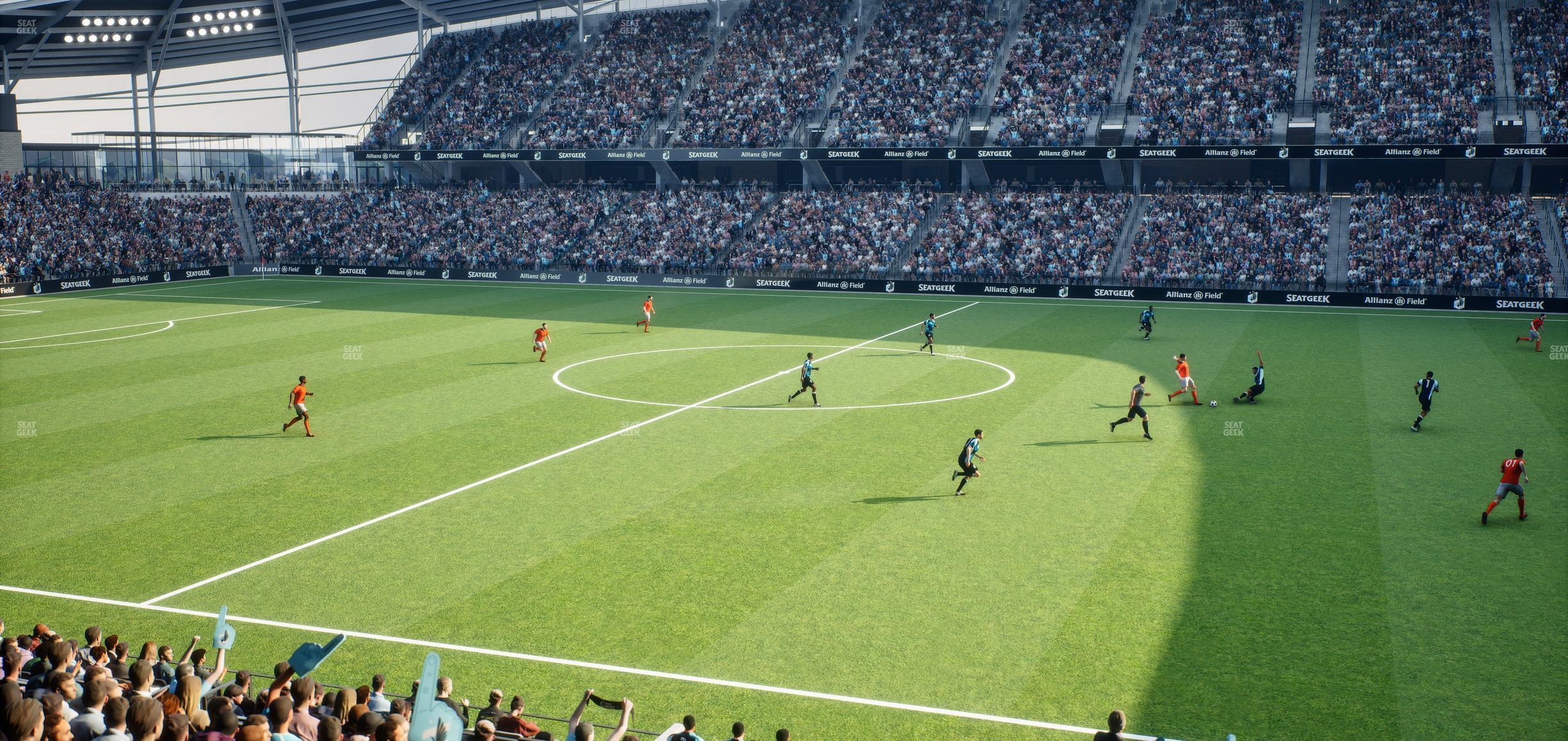 Seating view for Allianz Field Section Loge 30 B