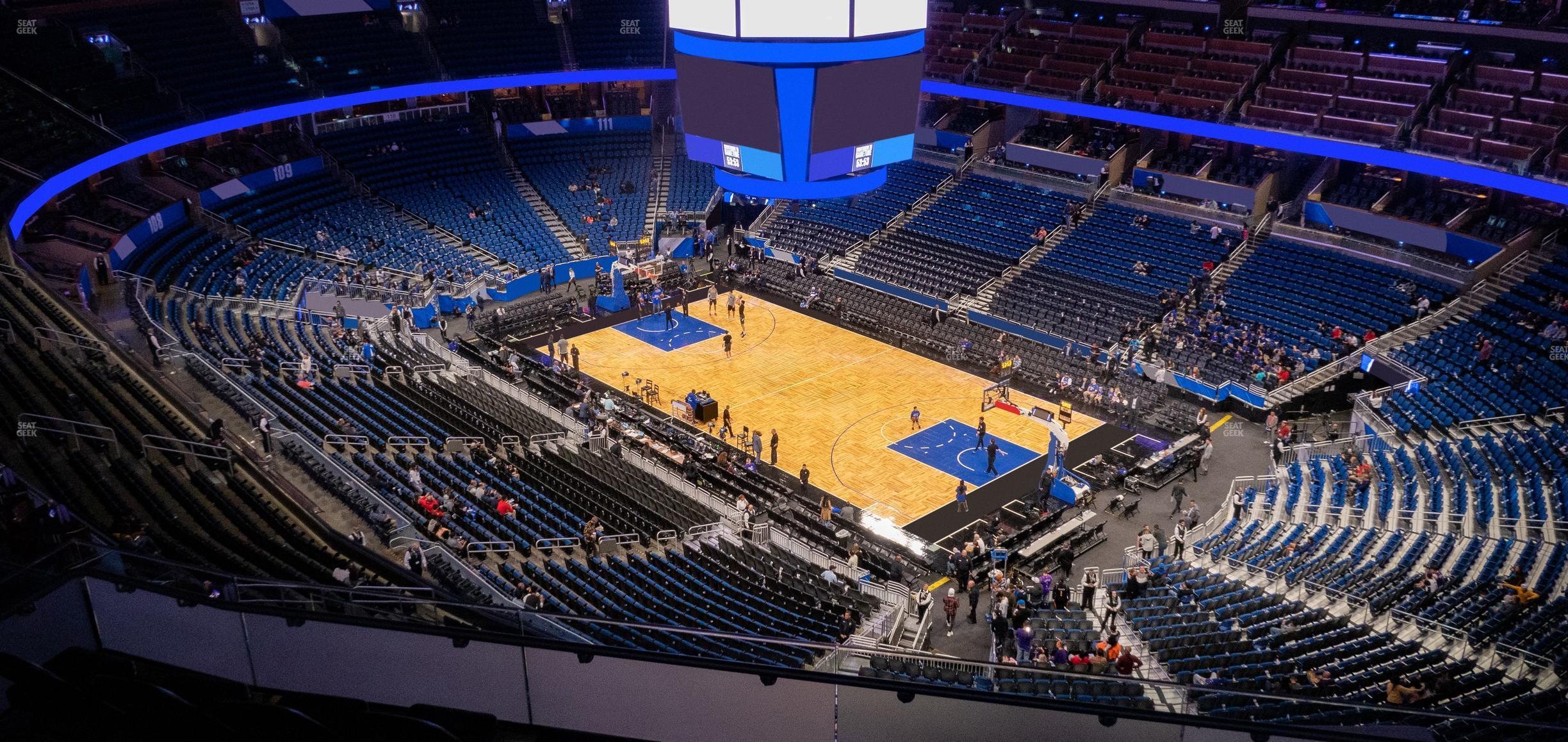 Seating view for Kia Center Section 205