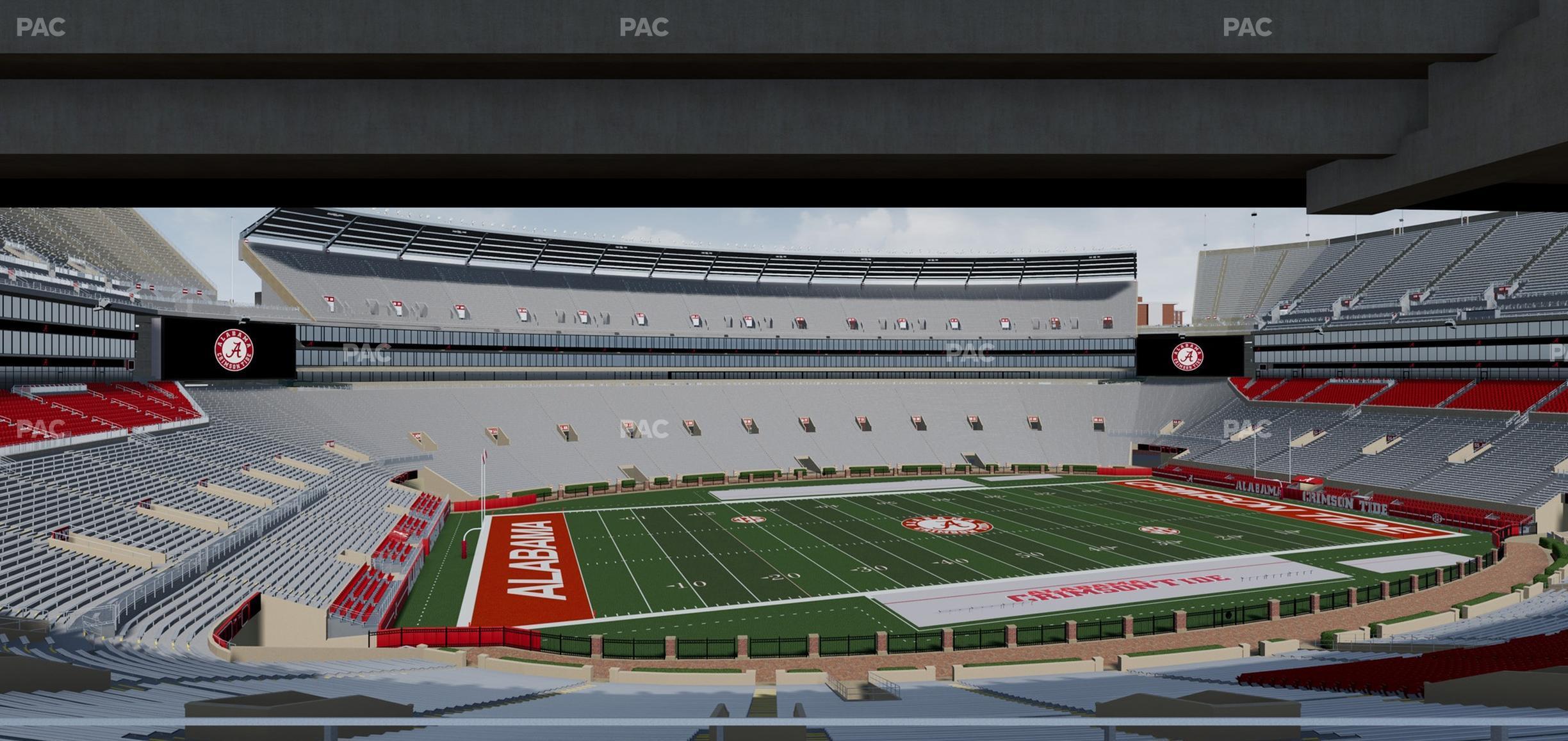 Seating view for Bryant-Denny Stadium Section Terrace Club 4