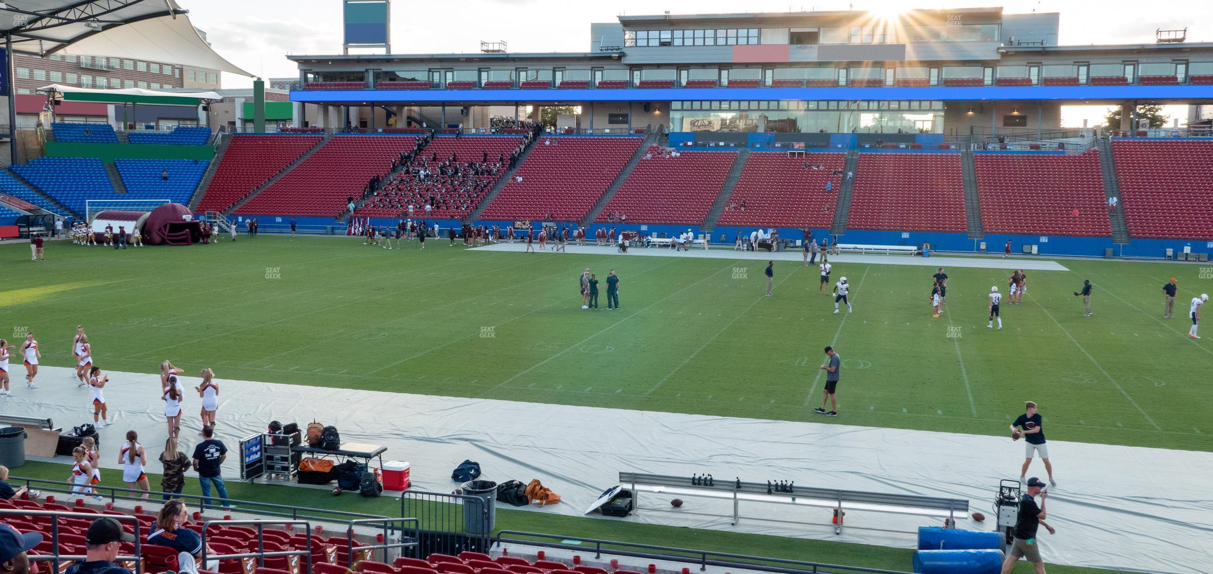 Seating view for Toyota Stadium Section 128