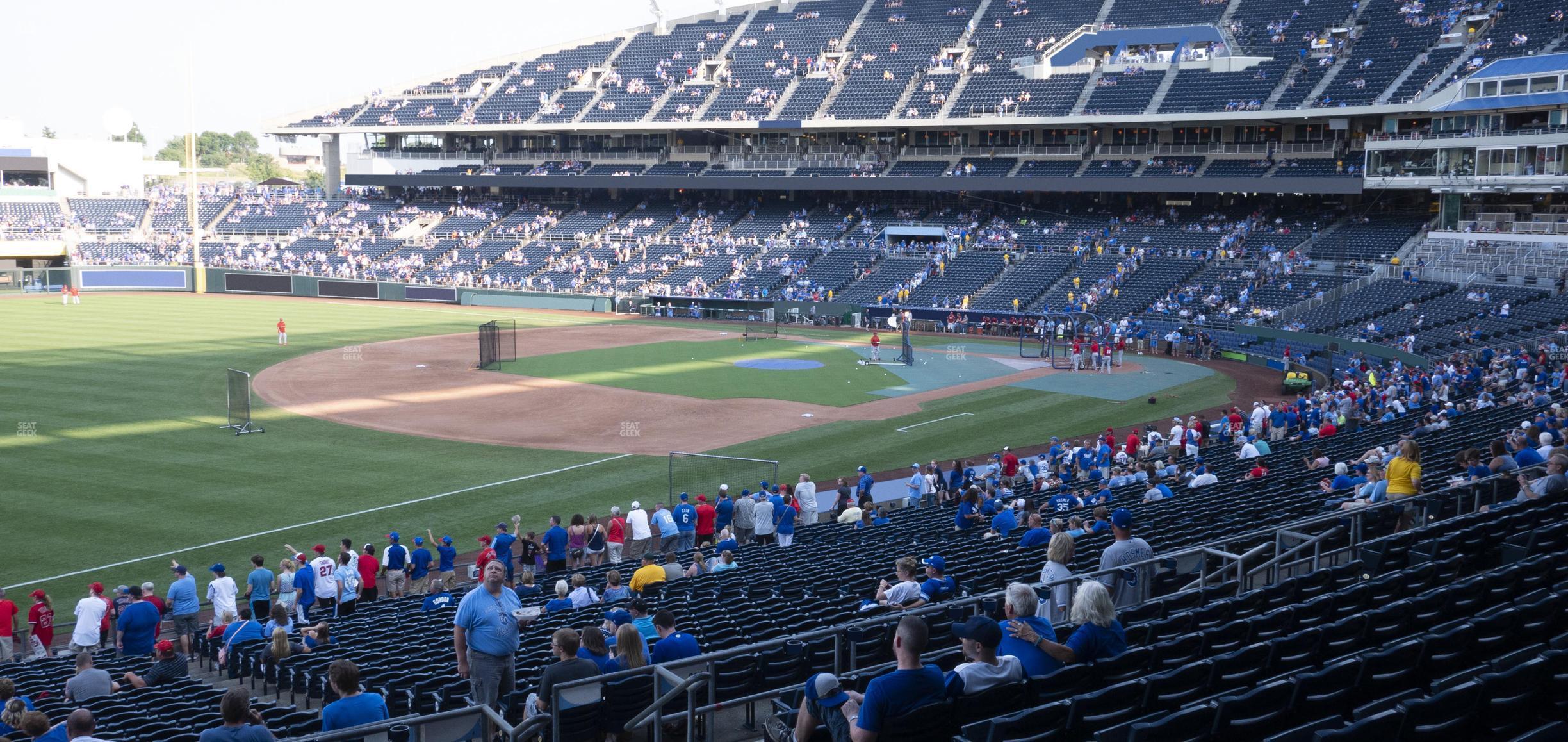 Seating view for Kauffman Stadium Section 213