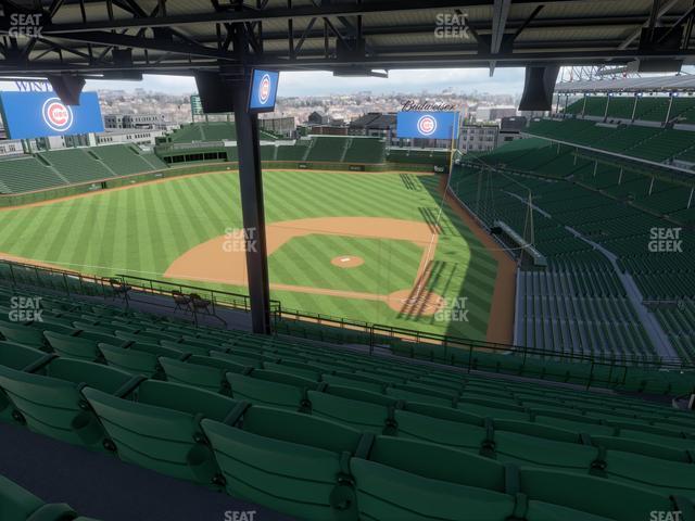 Seating view for Wrigley Field Section 414 Left