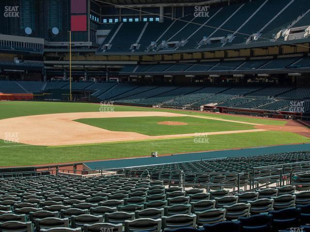 Seating view for Chase Field Section 130 W